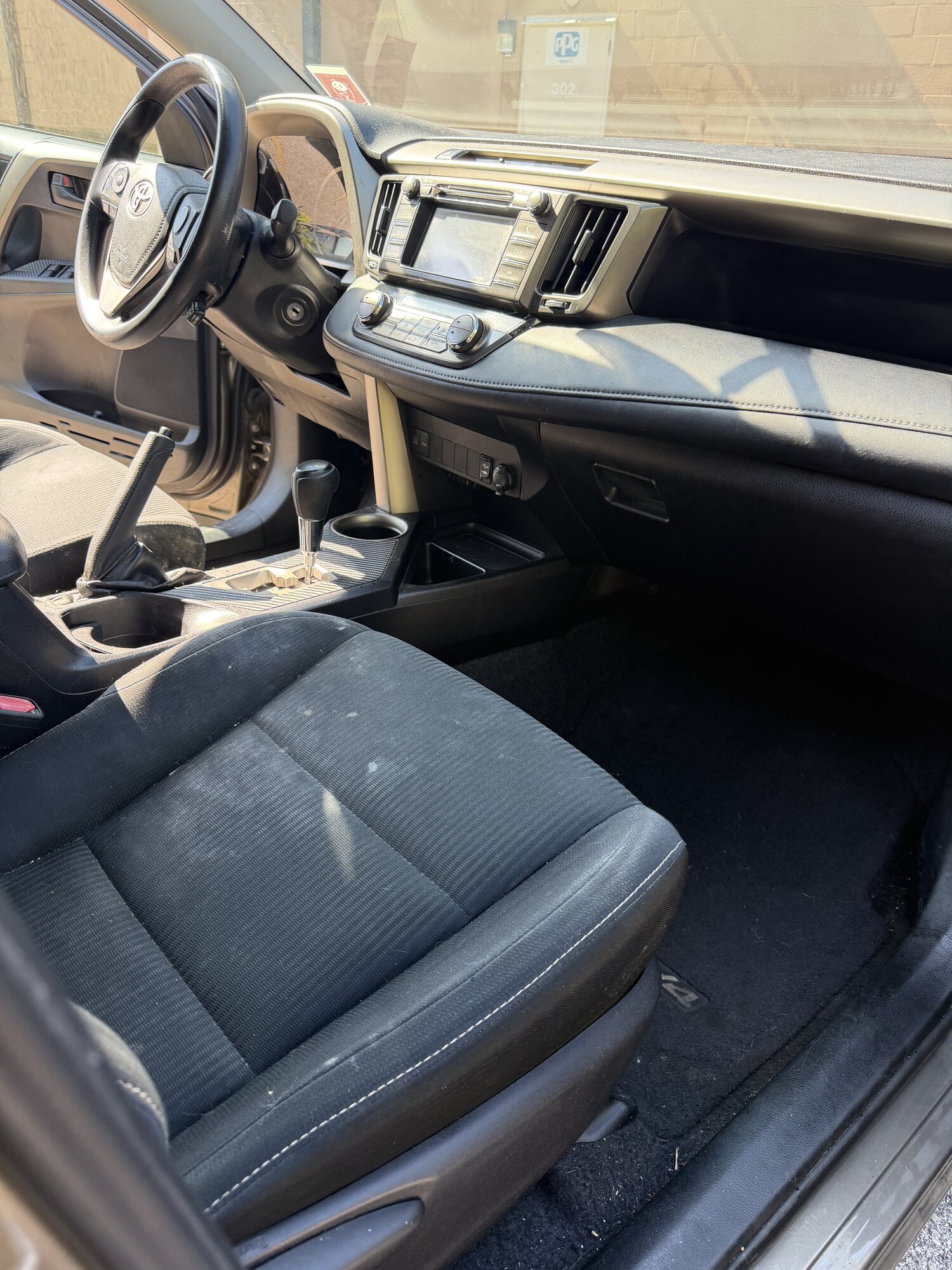 Before — front cabin