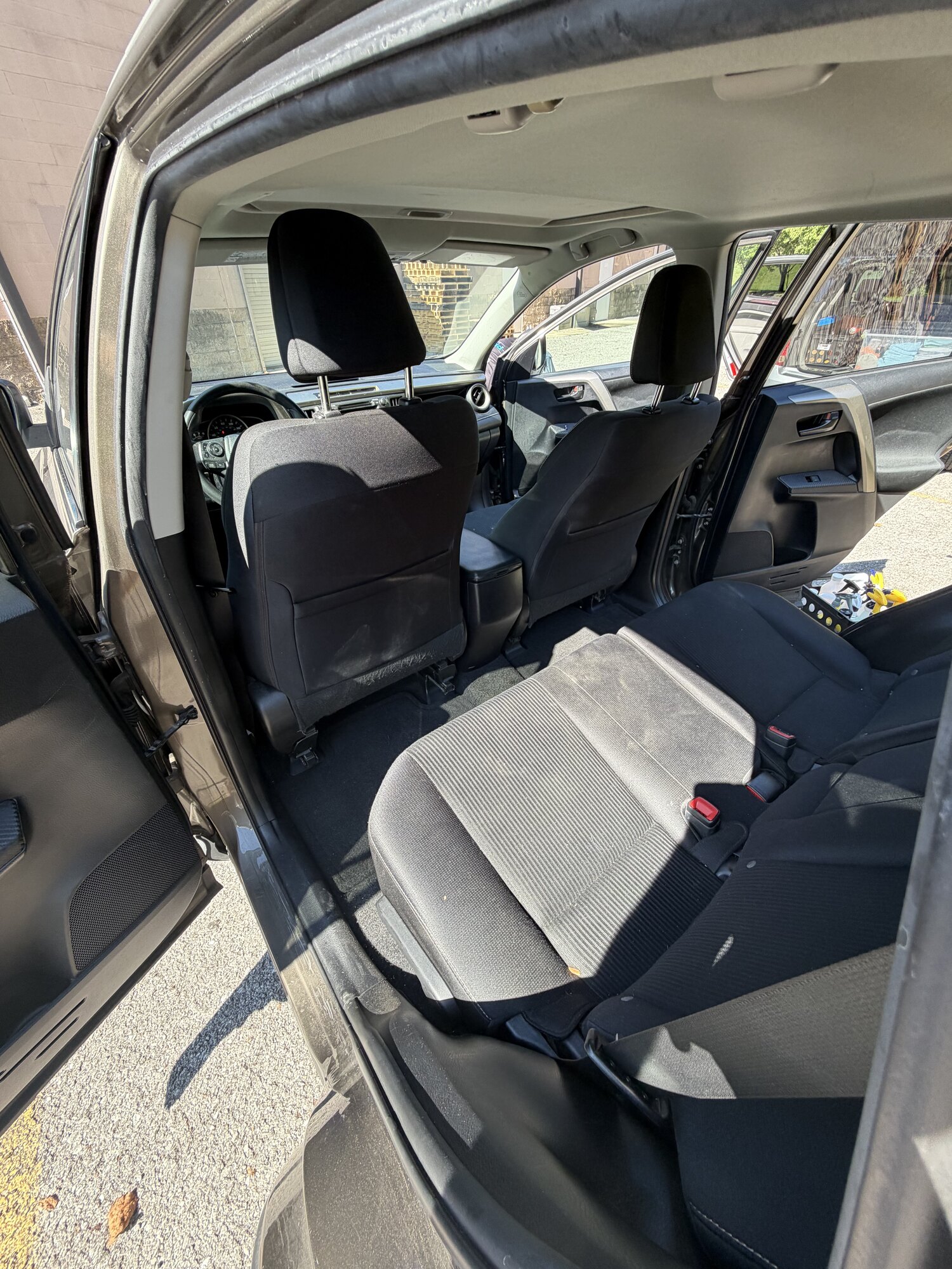 Before — rear seats