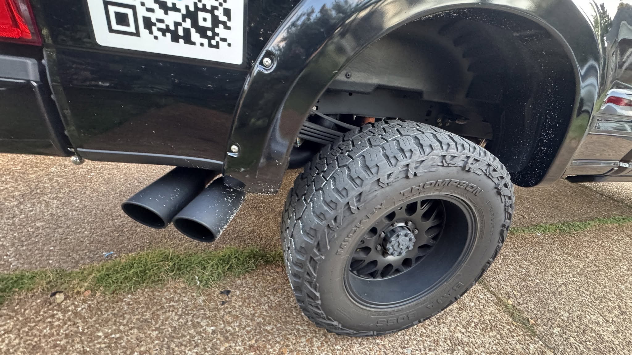 Relive Health F-250 rear wheel after a Full Premium Detail.