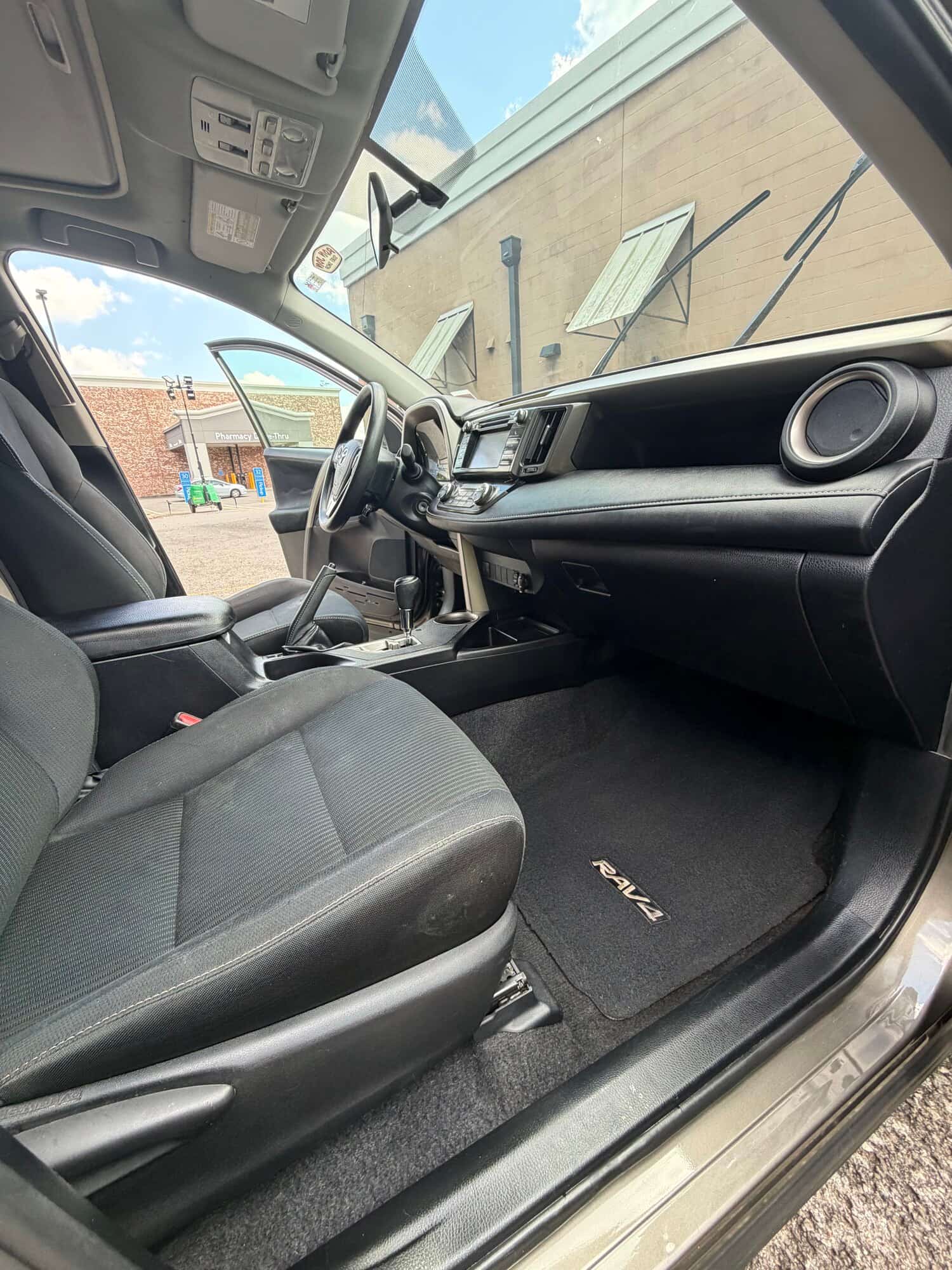 Toyota RAV4 front cabin after an interior detail